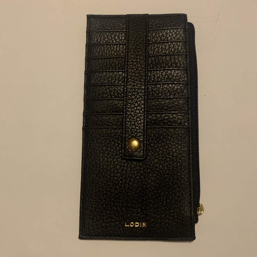 Lodis Black Slim Card Case Wallet